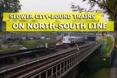 Slower city-bound trains on North-South Line due to track fault: SMRT