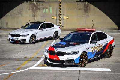 The new BMW M5 MotoGP safety car