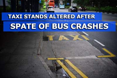 Taxi stands altered after spate of bus crashes