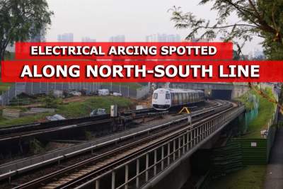Debris caused short circuit, resulting in electrical arcing