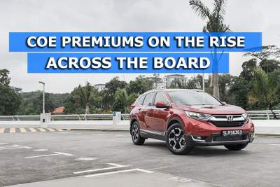 COE premiums rise significantly across the board for November bidding