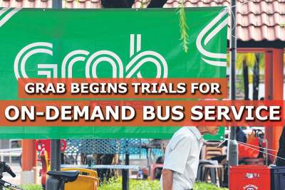 Grab tries out on-demand bus service in Punggol
