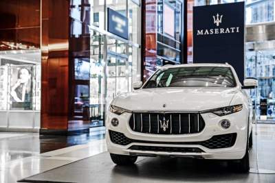 Maserati joins holiday festivities in New York City with Levante SUV display