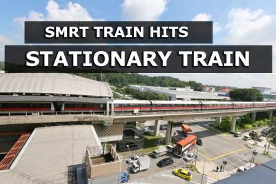 SMRT train hits stationary train at Joo Koon MRT station; 23 taken to hospital