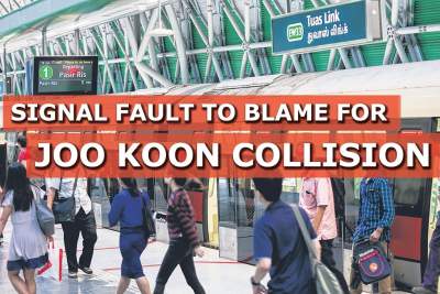Signal fault to blame for Joo Koon MRT collision