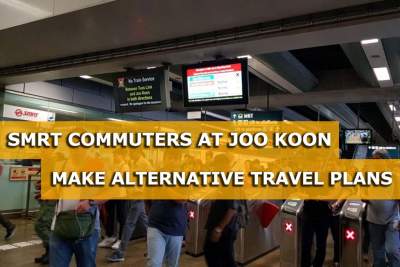 SMRT commuters at Joo Koon make alternative travel plans