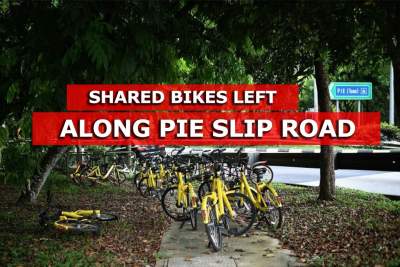 Mystery of shared bikes left by PIE slip road, firms face parking challenges