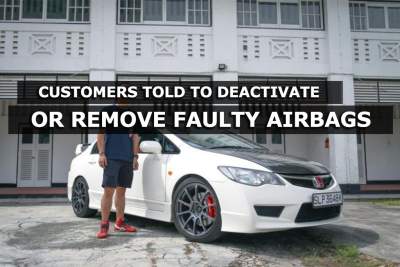 Fix faulty airbag? Just take it out, some told