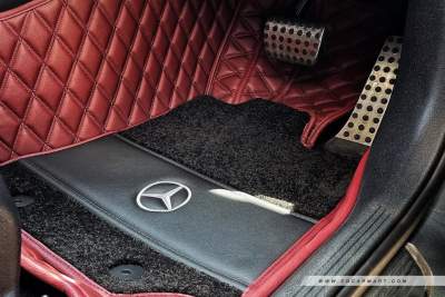 Get your premium leather car mats customised at BlackBeauty Auto