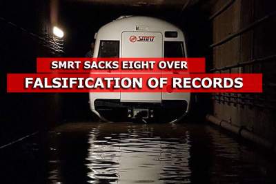 SMRT sacks eight over falsification of records in wake of tunnel flooding