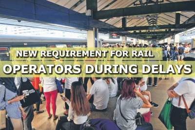 Rail operators required to inform commuters of delays exceeding 10 minutes
