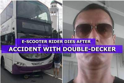 E-scooter rider dies in hospital after accident with double-decker bus
