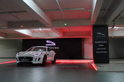 Reserved parking for Jaguar owners at United Square shopping mall