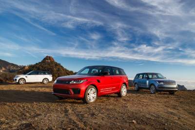 Range Rover and Range Rover Sport plug-in hybrid prototypes at 2017 LA Auto Show