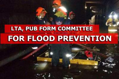 PUB, LTA form committee to look into tunnel flood prevention