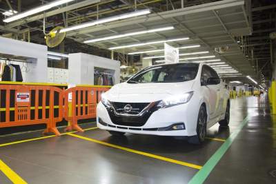 U.S.A production for the new 2018 Nissan Leaf begins in Tennessee