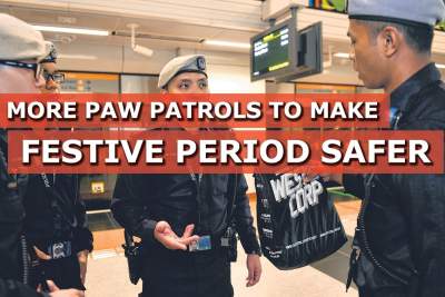 More paw patrols to make festive season safer