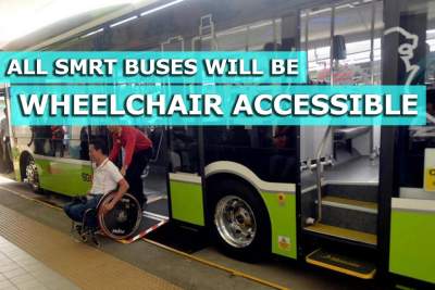 All SMRT buses will be wheelchair accessible on 17th December