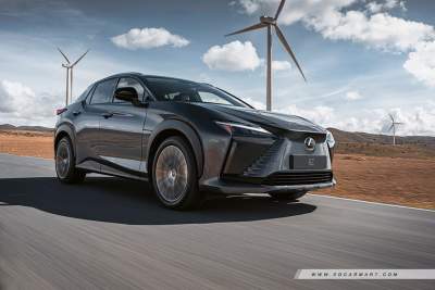 This is the Lexus RZ, and it's an all-electric SUV