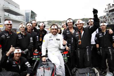 F1 hero Fernando Alonso donates signed race suit for charity auction