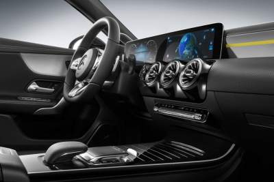 The interior of the new Mercedes-Benz A-Class