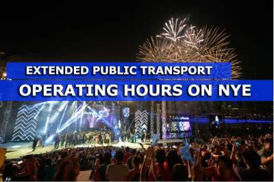 Partying late on New Year's Eve? SMRT and SBS have your back till the wee hours