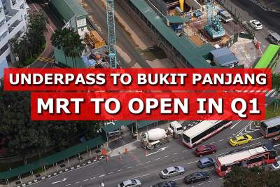 Underpass to Bukit Panjang MRT station to open in Q1