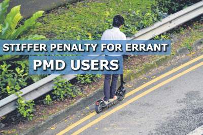 Stiffer penalty for PMD users caught riding on roads and expressways