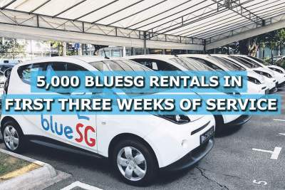 5,000 BlueSG electric car rentals in first three weeks of service