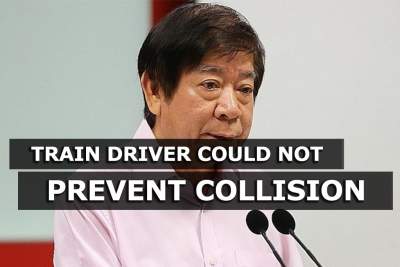 Train driver could not have prevented collision: Khaw