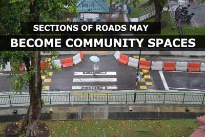 Sections of roads may become community spaces