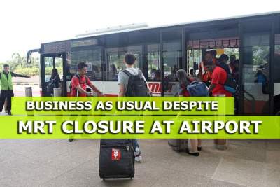 Changi Airport MRT station closure: It's business as usual