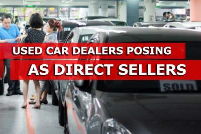 Second-hand car dealers posing as owners to sell their cars