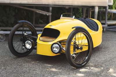 Morgan EV3 Junior is a mini three-wheeled EV for aspiring enthusiasts