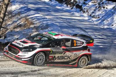 Elfyn Evans raises the stakes in Rallye Monte Carlo