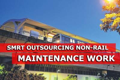 SMRT outsourcing more non-rail maintenance work