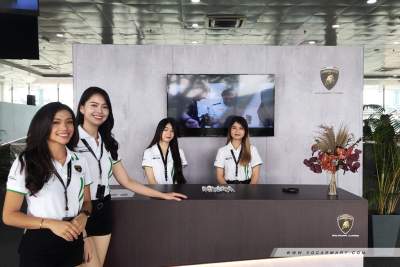 This is the exclusive VIP experience at Lamborghini Super Trofeo Asia