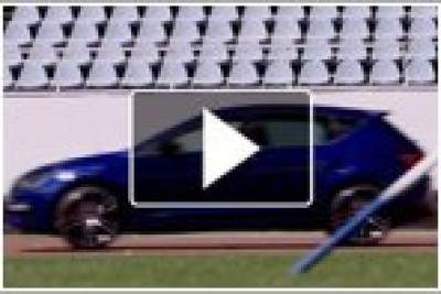 Seat Leon Cupra faces Olympic javelin champion
