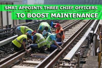 SMRT appoints three officers to boost maintenance, rail operations
