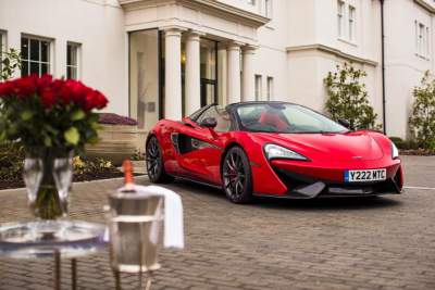 McLaren 570S Spider is ready in red for Valentines Day