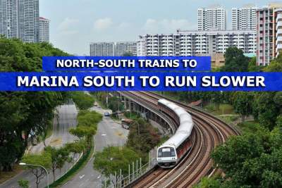 North-South trains to Marina South to run slower