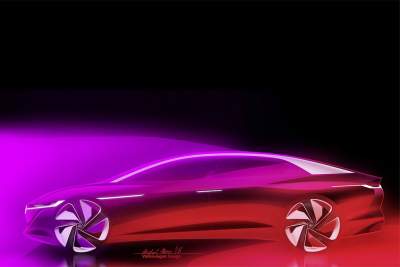 World premiere of the Volkswagen I.D. Vizzion