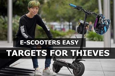 E-scooters easy targets for thieves
