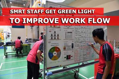 SMRT staff get green light to drive work flow improvements
