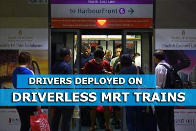 Drivers now deployed on Singapore's driverless MRT trains to improve reliability