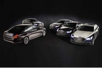 Genesis unveils five G90s for the Academy Awards