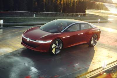Volkswagen unveils the I.D. Vizzion in Geneva