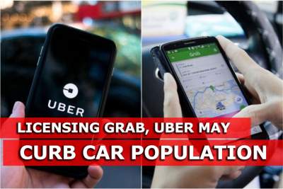 Licensing Grab, Uber may curb car population