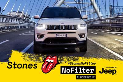 Jeep is back on stage with the Rolling Stones