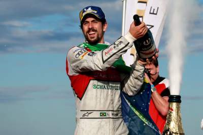 Champion Lucas di Grassi back on the podium
